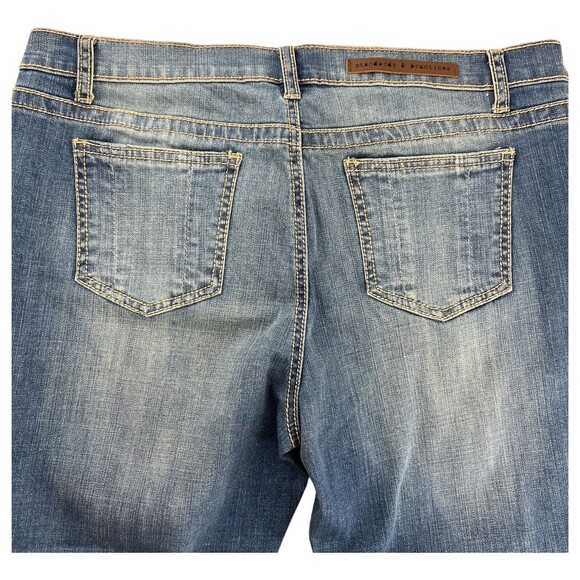 Standards & Practices Women's Size 10 Distressed Boyfriend Jeans NWT Size 30 - Picture 9 of 14